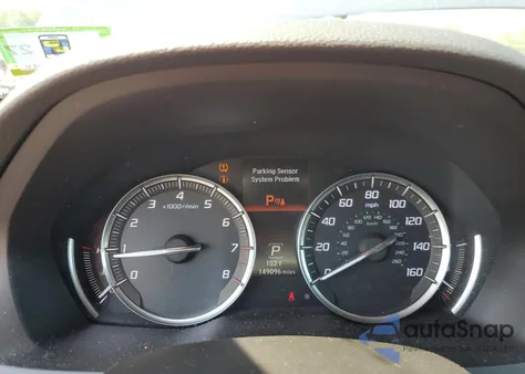 2014 Acura Mdx Advance z USA, uszkodzony, nr VIN 5FRYD4H82EB047241